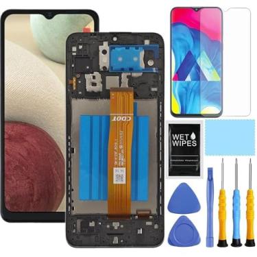 Imagem de Tela de substituição para Samsung Galaxy A12 com moldura para Samsung a12 a125u de substituição de tela LCD s127dl a125a a125m conjunto de tela sensível ao toque com ferramentas de reparo de 6,5 polegadas