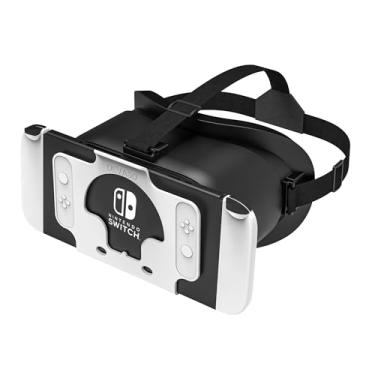 Imagem de DEVASO Fone de ouvido VR atualizado para Nintendo Switch, modelo OLED Switch, óculos de realidade virtual com lentes HD ajustáveis e alça de cabeça confortável, kit Labo VR Kit acessório de óculos 3D