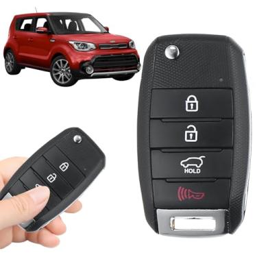 Imagem de Boxonly Chave de controle remoto de 4 botões sem chave OSLOKA-875T OE 95430-B2100 (PSD) para Kia Soul 2014 2015 2016 2017 2018 2019 433MHz 60 Chip