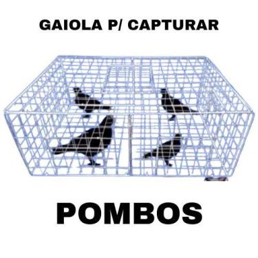 Imagem de Gaiola de Captura de Pombos Controle Humanizado e Seguro de Aves Urban