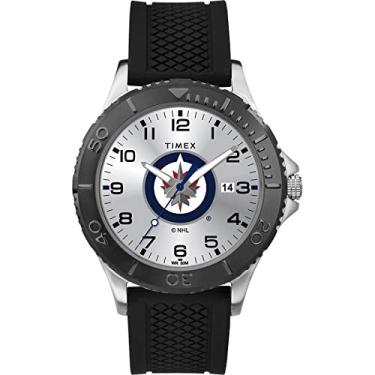 Imagem de Timex NHL Relógio Gamer masculino de 42 mm, Winnipeg Jets, Moderno