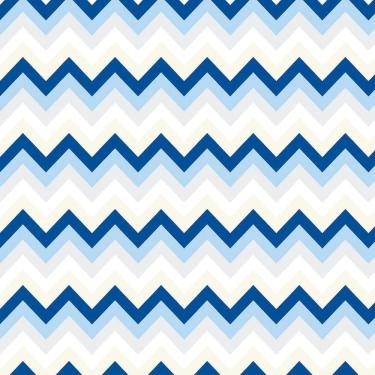 Imagem de Kit 8 Rolos Papel De Parede Adesivo Chevron Azul Branco 3,0M