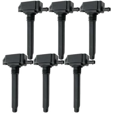 Imagem de N51WSTAR Conjunto de 6 pacotes de bobinas de ignição compatíveis com Chrysler Jeep Dodge 200 300 Carregador Grand Caravan Cherokee Journey ProMaster Wrangler 1500 Town Country Durango Routan 3.6L V6