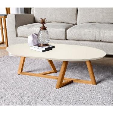 Imagem de Mesa De Centro Jasper Off White Amêndoa