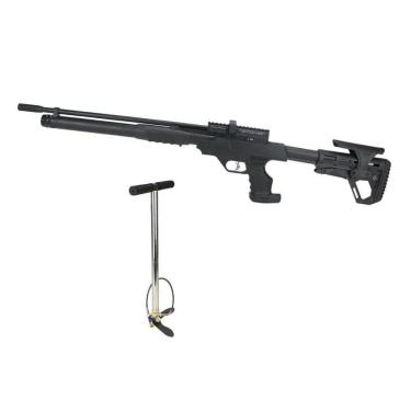 Imagem de Carabina Pressão Pcp Puncher Rambo S. Black 5.5 Bomba
