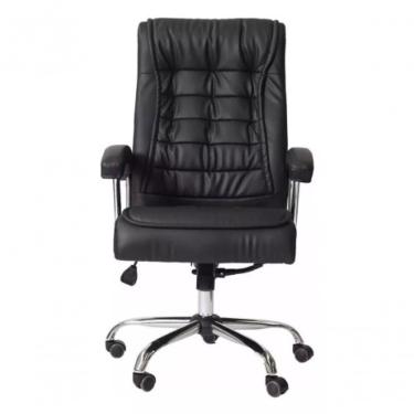 Imagem de Cadeira De Escritório Grande Base Giratória Com Molas Ensacadas Confortável