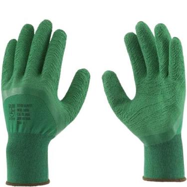 Imagem de Luva SN 1009 Látex Corrugado Verde Super Safety CA 31895, T8, Verde