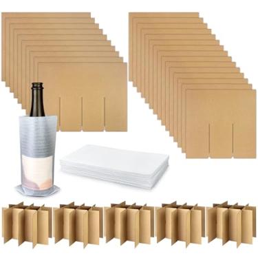 Imagem de KEEPARTY 5 Conjuntos De Divisórias Vidro Para Caixas Mudança, Embalagens Vidro, Pratos Papelão Com 20 Bolsas Espuma, Cabe Em 16 X 12 12" (Não Incluídas)