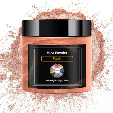 Imagem de NTWJNJY Pó De Mica Colorido Para Resina Epóxi, Brilho Natural, Tinta Spray Colorir Carros, Velas, Sabonetes, Sombras, Labial, Esmaltes (50 G/1,7 Oz)