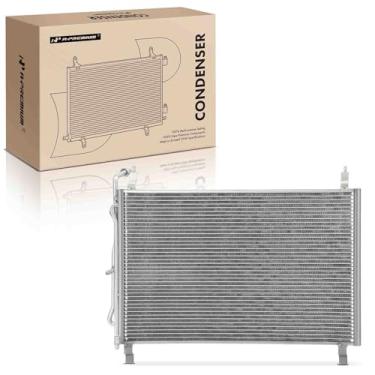 Imagem de A-Premium Condensador A/C de ar condicionado compatível com Mercedes-Benz W126 Series 300SDL 1986-1987, 300SE 300SEL 1988-1991, 420SEL 560SEL 1986-1991, Sedan, com suporte