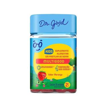 Imagem de Vitamina B D Infantil Dr. Good Multigood Kids - Morango 30 Pastilhas