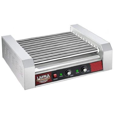 Imagem de Máquina de Salsicha Profissional em Aço Inoxidável até 30 Unidades, 1650W, 110v, GREAT NORTHERN POPCORN COMPANY 4094 GNP Hotdog 11 Roller