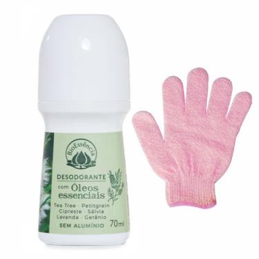 Imagem de Desodorante Bioessência Rollon 70ml com Luva Esfoliante