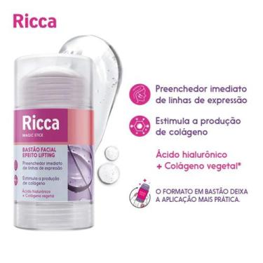 Imagem de Bastão Efeito Lifting Acido Hialuronico Colageno Magic Stick Ricca