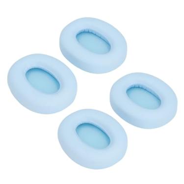 Imagem de GOWENIC Cotas de Ouvido de Ouvido de Reposição Almofadas de Orelha para Fones de Ouvido W800BT Com Couro de Proteína Macia de Alta Densidade Espuma de Memória 2 Pares Cancelamento de (BLUE)