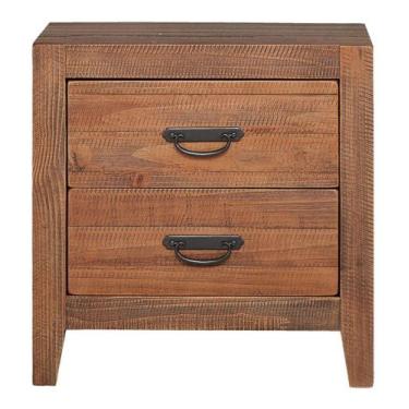 Imagem de Mesa de Cabeceira Lino Rustic Brown 61cm - 58907 - Sun House