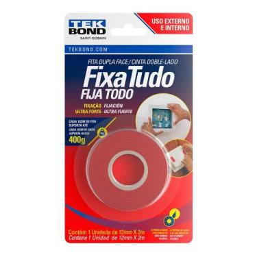 Imagem de Fita Tekbond Dupla Face Acrílica 12mmx2m