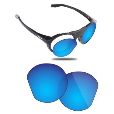 Imagem de Fiskr Lentes polarizadas de substituição compatíveis com óculos de sol Oakley Clifden OO9440, resistente a impactos e ajuste perfeito - azul gelo