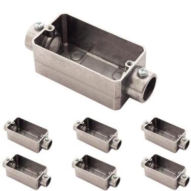 Imagem de 7 Condulete 3/4 C Alumínio S/rosca S/placa Sieg