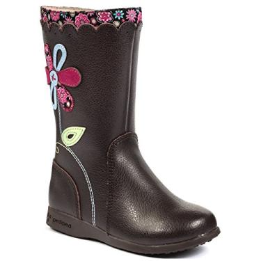 Imagem de pediped Bota casual Flex Kenadi (bebê/criança pequena/criança grande), Marrom chocolate, 24 EU (7.5-8 E US Big Kid)