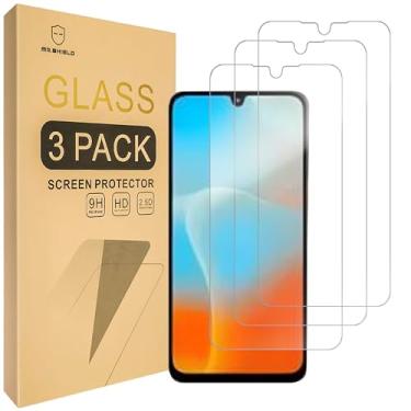 Imagem de Mr.Shield Protetor de tela compatível com Samsung Galaxy M36 5G [vidro temperado] [pacote com 3] [vidro japonês com dureza 9H]