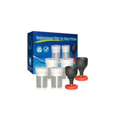 Imagem de Nispira Substituição do filtro de água compatível com o dispensador de jarra de água Alexapure Seychelle remove cloro, chumbo, odor, cor reduz a dureza da água, 2 conjuntos
