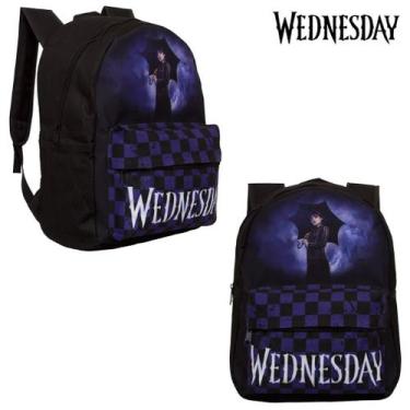 Imagem de Mochila Escolar Menina Wandinha Costas Passeio Toys 2U