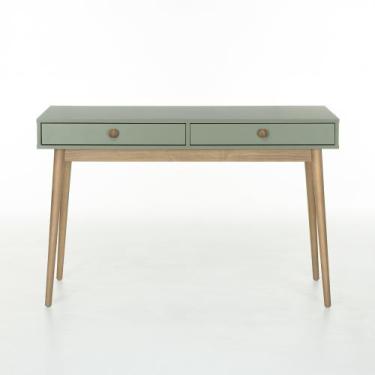 Imagem de Escrivaninha Liva 2 Gavetas 120 cm x 53 cm - Casavee, Verde Jade