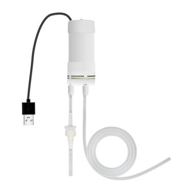 Imagem de predolo Bomba d'água autoescorvante USB DC5V com mangueira de 1M e filtro de pedra, ferramenta elétrica de bombeamento de água para máquinas de corte e, com Filtro Do Meio