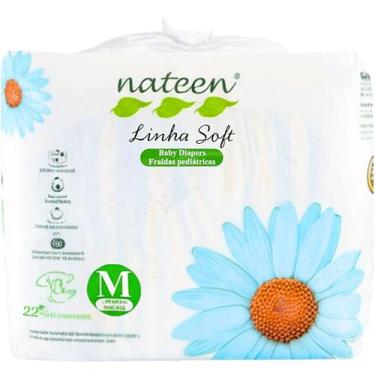 Imagem de Fralda Slip Pediátrica Nateen Soft - 22 unidades - M