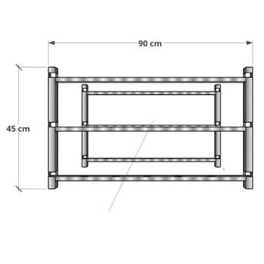 Imagem de Suporte para Churrasqueira Reforçado - WR Steel, 90cm