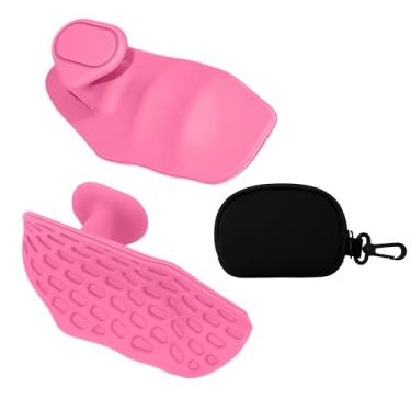 Imagem de Luva Para Treino Academia BONAS Protetor Palmar Antiderrapante Unissex para Musculação (Rosa)
