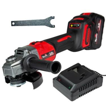 Imagem de Esmerilhadeira Angular 5 POL com Bateria 18V e Carregador Bivolt TOYAMA