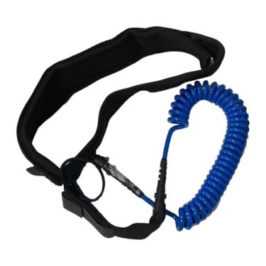 Imagem de IEUDNS Corda para prancha de surfe, corda reta para prancha de surfe, 10 pés, para de stand up paddle, material para esportes aquáticos, fishboard, skimboard, Azul