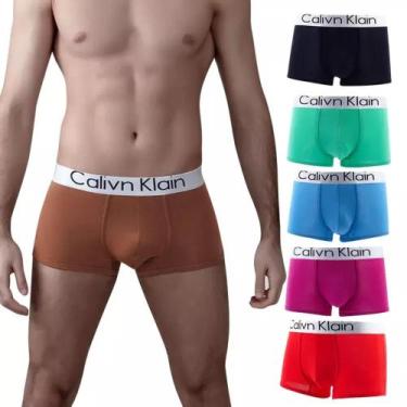 Imagem de Kit 10 cueca boxer microfibra cores sortidas - Belly, Azul royal, P