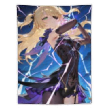 Imagem de LIEGBMEU Tapeçaria Sexy Hot Anime Girl 152.4 cmx203.2 cm Wall Quilt Art Whimsical Tapestry DecorationAF045