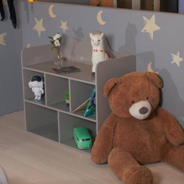 Imagem de Estante Genialflex Organizadora Infantil Cinza