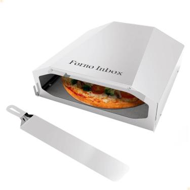 Imagem de Forno Assador Inbox De Pizza Para Fogão Saro 35 cm Em Aço Inox FB35 