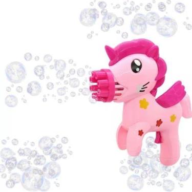 Imagem de Brinquedo Pônei unicórnio bolinha de sabão pistola - TOYS