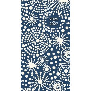 Imagem de Agenda de bolso 2026: Planejador de calendário mensal de bolso de dois anos (29 meses): agosto de 2025 - dezembro de 2027, 16,5 cm x 9 cm - ouriços-índigo
