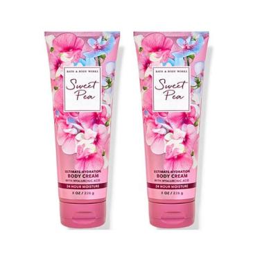 Imagem de Creme corporal Bath and Body Works Sweet Pea Ultra Shea 240 ml x 2 - B