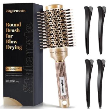 Imagem de Escova de cabelo redonda STYLEMATE para Blow Out Nano Ceramic Ionic de