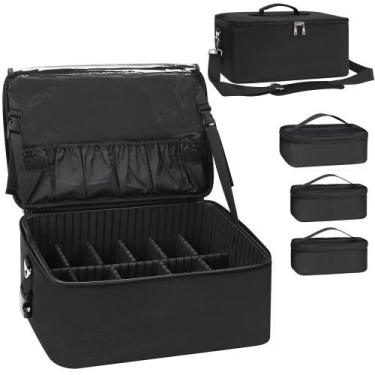 Imagem de Bolsa de maquiagem Relavel Large Professional com alça de ombro