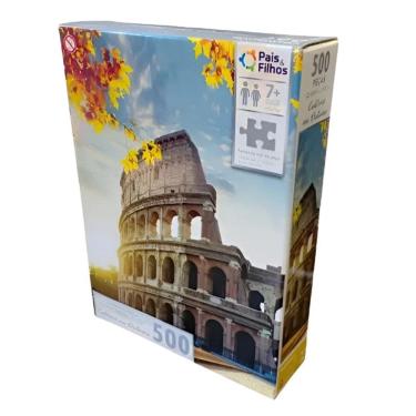 Imagem de Quebra-Cabeça 500 Peças Coliseu no Outono - Pais & Filhos
