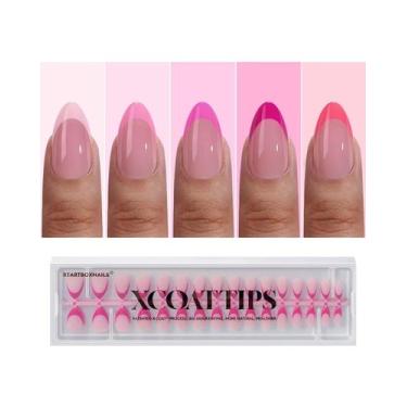 Imagem de Press On Nails Bartbox Nails XCOATTIPS Short Ammond Pink - btartboxnai