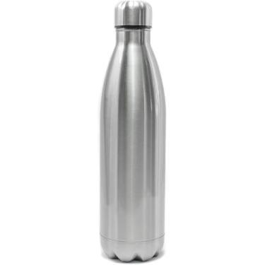 Imagem de Garrafa de Aço Inox, Dupla Camada, Tampa Rosqueável, Antivazamento, para Água Gelada 500ml - Premium