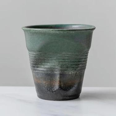Imagem de Xícara de café de grés, chávena de chá, estilo minimalista, estilo JP, retrô, multicolorida, canecas de escritório