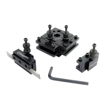 Imagem de Conjunto de ferramentas de troca rápida de mini torno II serve para mini e tornos de altura central de 90-115 mm