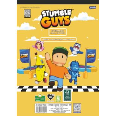 Imagem de Jandaia - Bloco para Colorir - A4-28 Folhas - 180G - Stumble Guys