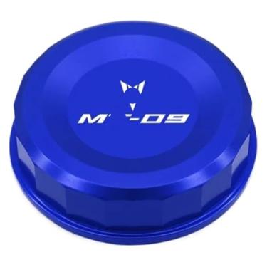 Imagem de Acessórios de motocicleta compatíveis com MT09 MT 09 MT-09 SP 2020-2021 2022 2023 CNC Tampa da tampa do reservatório de fluido de freio dianteiro de alumínio (MT09 azul)